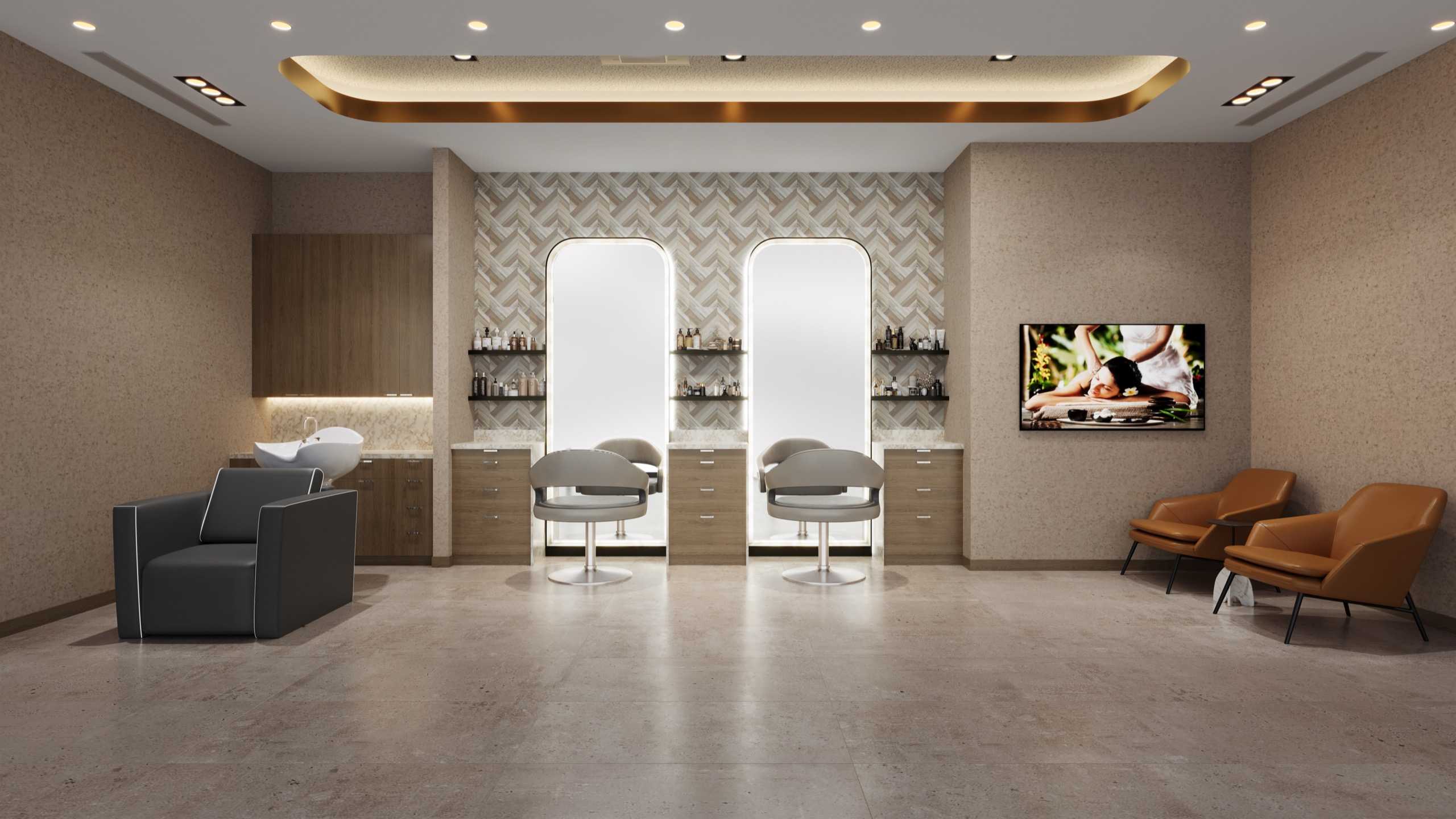Rendering of Jamul Spa hair salon