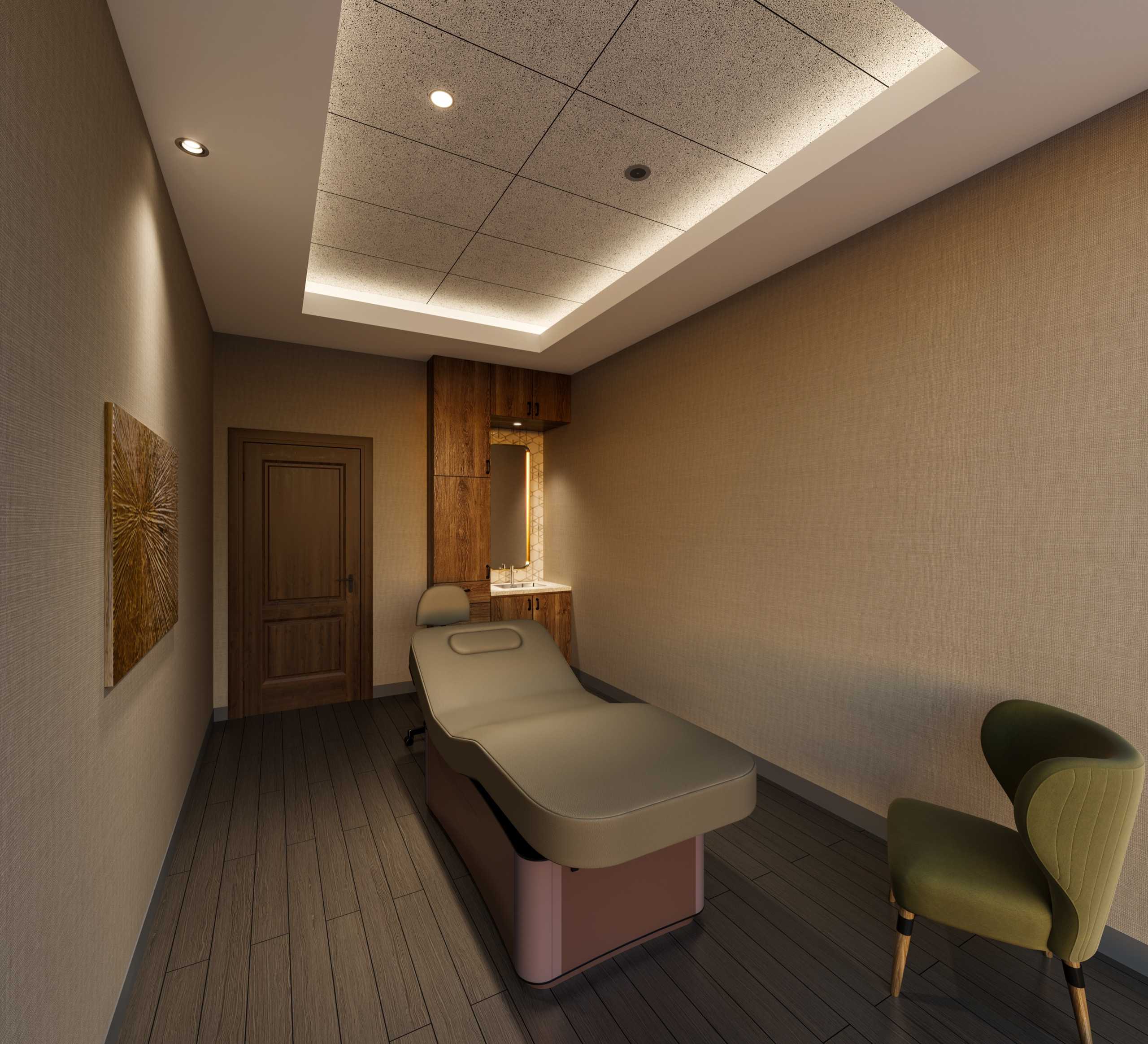 Rendering of Jamul Spa Treatment room