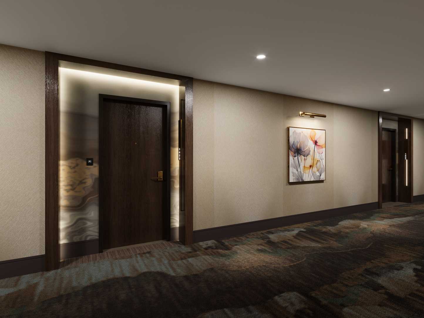 Hotel rendering of the Suite Entry at Jamul Resort Casino