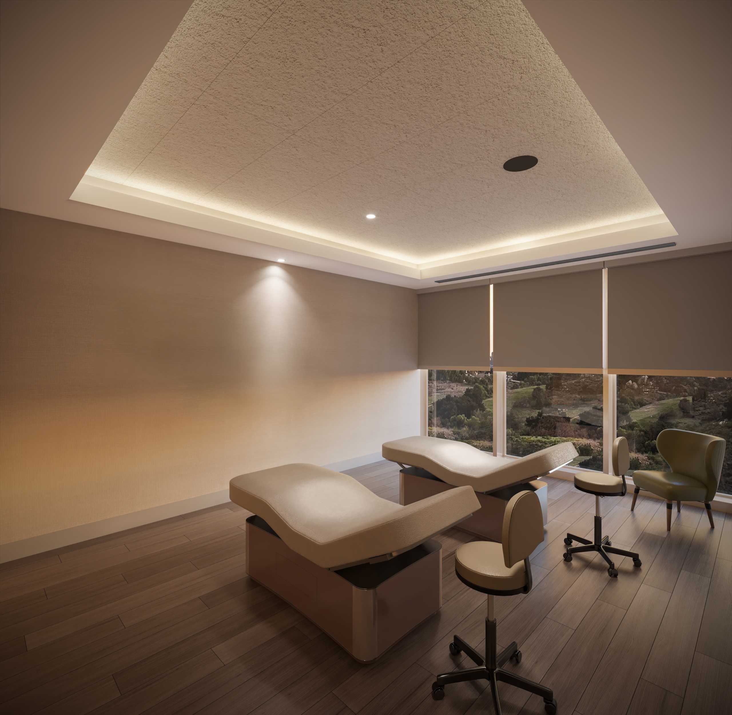 Rendering of Jamul Spa Couples Treatment room