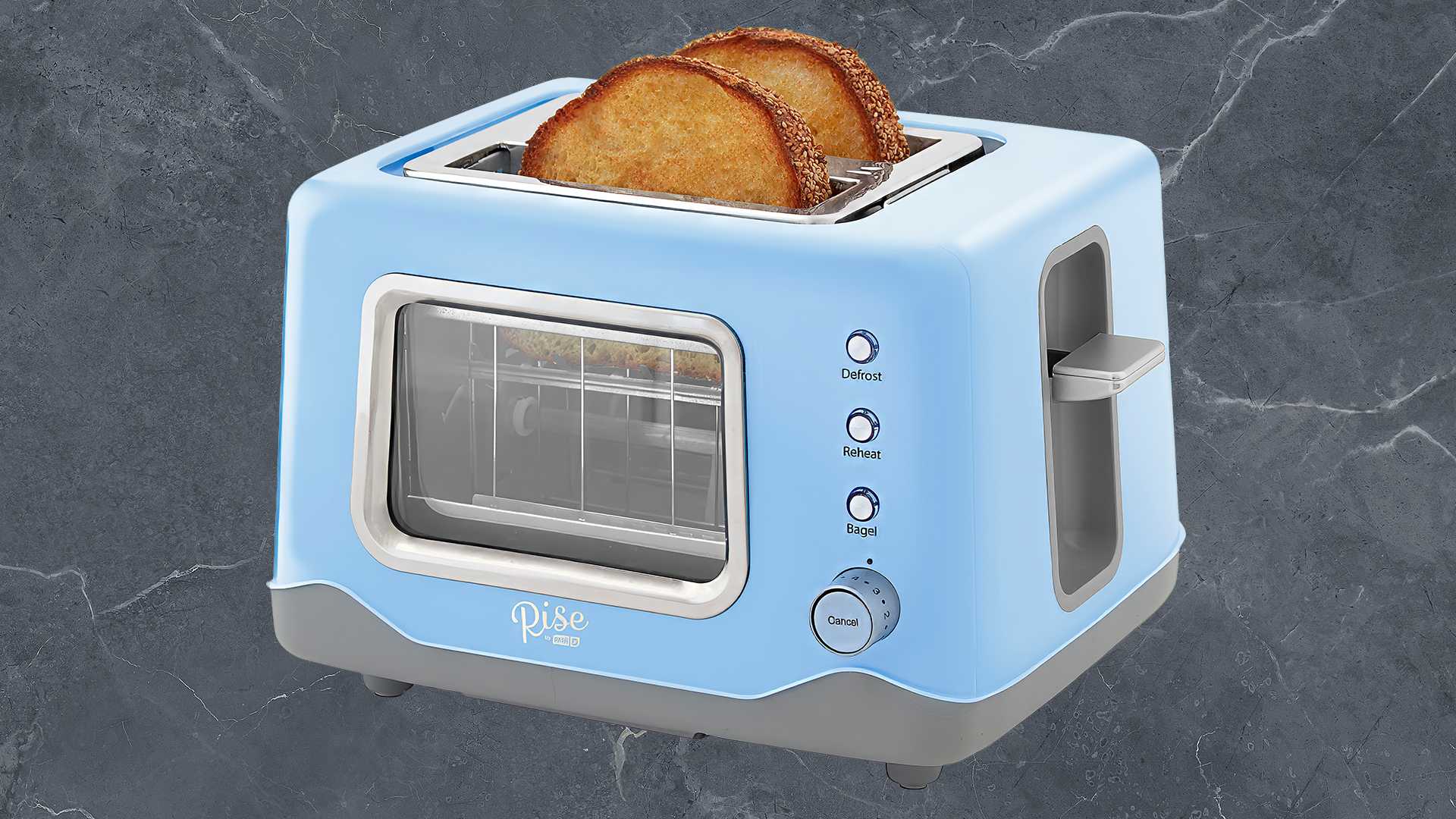 Sunday Gifts - clear view 2-slice toaster